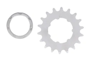 Pinion XLC Single Speed Track Cog SS-S02 1 1/8 18T matt chrome cu carcasa