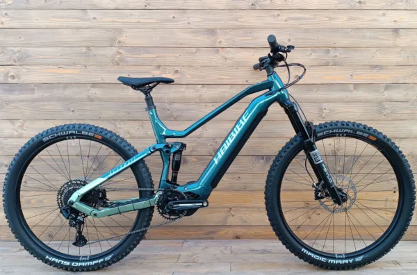 e-bike Haibike AllTrail 9 29 i720Wh 12-G XT 2023 XL glossy metal blue olive - imagine 2