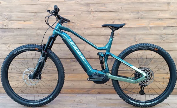 e-bike Haibike AllTrail 9 29 i720Wh 12-G XT 2023 XL glossy metal blue olive - imagine 3