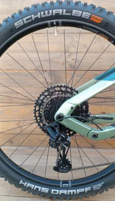 e-bike Haibike AllTrail 9 29 i720Wh 12-G XT 2023 XL glossy metal blue olive - imagine 8