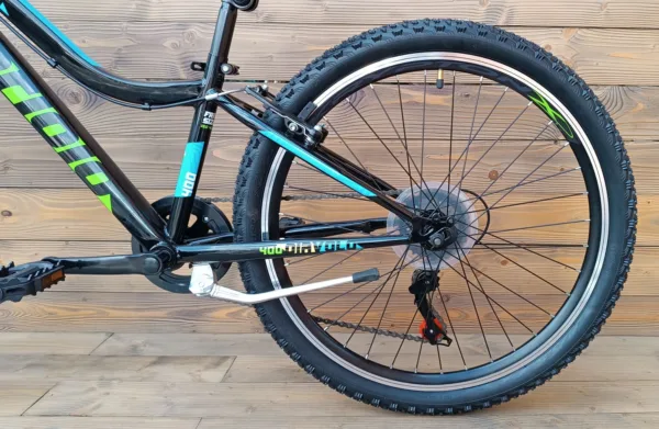 Bicicleta Capriolo MTB 24 DIAVOLO 400/6HT black green 12 - imagine 4