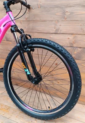 Bicicleta Capriolo Oxygen 24 V-brake pink blue - imagine 3