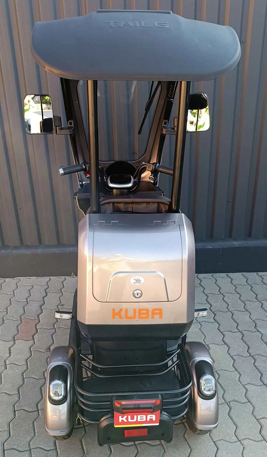 Triciclu electric Kuba Grape 25 Max capuccino putere motor 500W - imagine 5