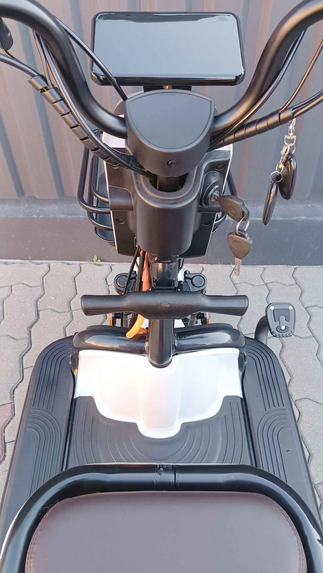 Triciclu electric Kuba Grape 15 alb putere motor 500W fara permis - imagine 13