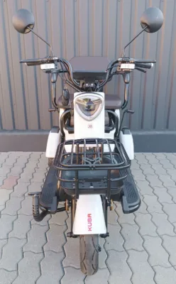 Triciclu electric Kuba Grape 15 alb putere motor 500W fara permis - imagine 4