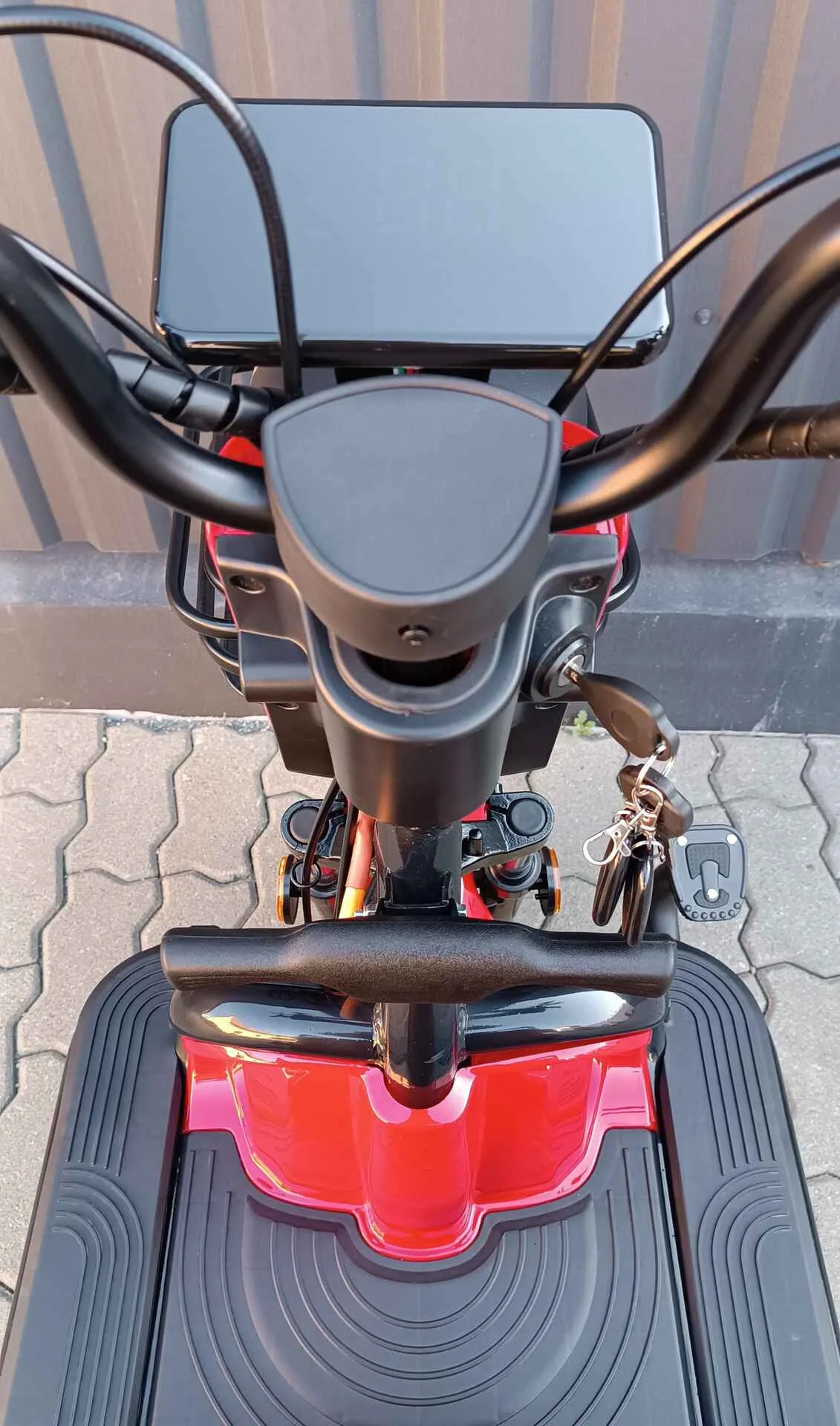 Triciclu electric Kuba Grape 15 rosu putere motor 500W fara permis - imagine 15