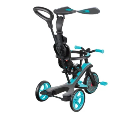 Tricicleta Globber Explorer 4 in1 turquoise - imagine 6
