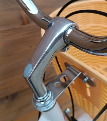 Bicicleta Capriolo Melody 28HT 7 viteze white bej 19 - imagine 8