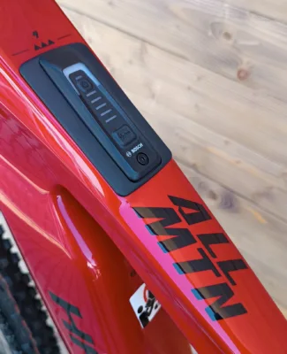 e-bike Haibike ALLMTN CF 9 i800Wh 12-G S1000 Eagle A S red/black/platinum - glossy - imagine 13