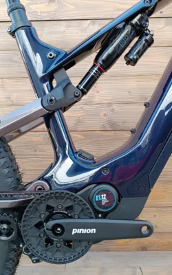 e-bike Haibike AllMtn CF 10 i800Wh 12-G Pinion L High midnight blue/grey glossy - imagine 10