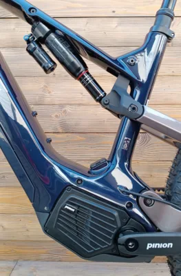 e-bike Haibike AllMtn CF 10 i800Wh 12-G Pinion XL High midnight blue/grey glossy - imagine 8