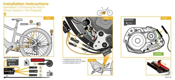 Speedbox 1.3 pentru Bosch (Smart System Gen.4 + Rim Magnet) - imagine 8