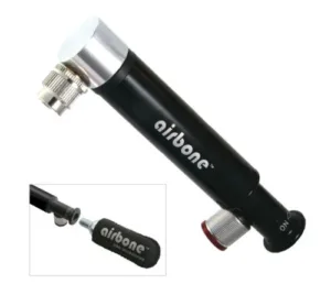 Pompa mini AIRBONE ZT-724 Dual Co2 AV 130mm black cu suport ZT-724 BK