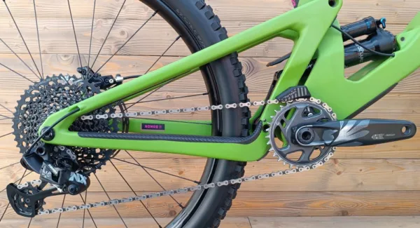 Bicicleta Second Hand Santa Cruz NOMAD C verde magenta XL - imagine 6