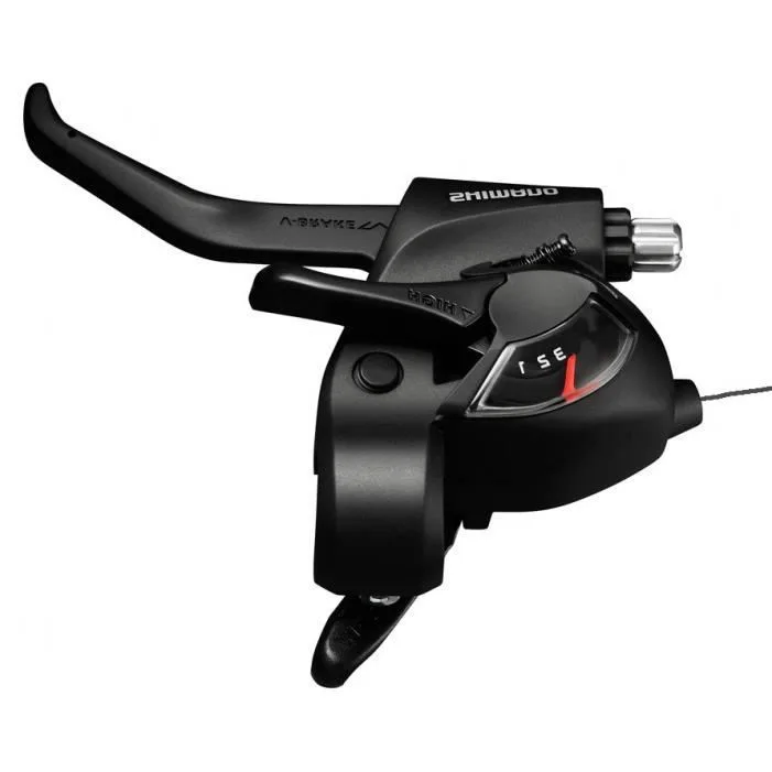 Maneta schimbator/frana Shimano ST-EF41-L, stanga 3 viteze 2 degete