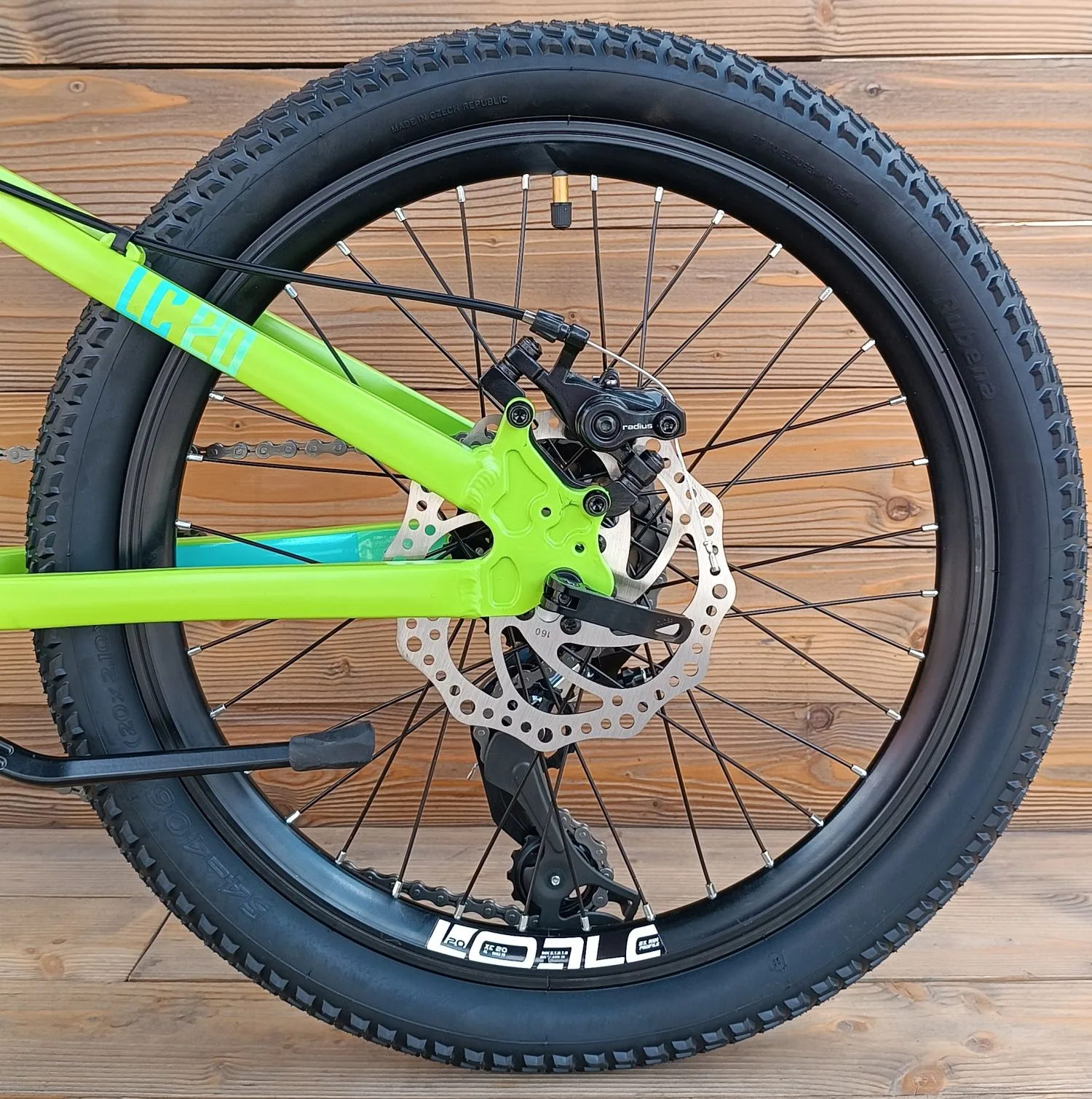 Bicicleta Capriolo LC 20 verde aluminiu - imagine 6