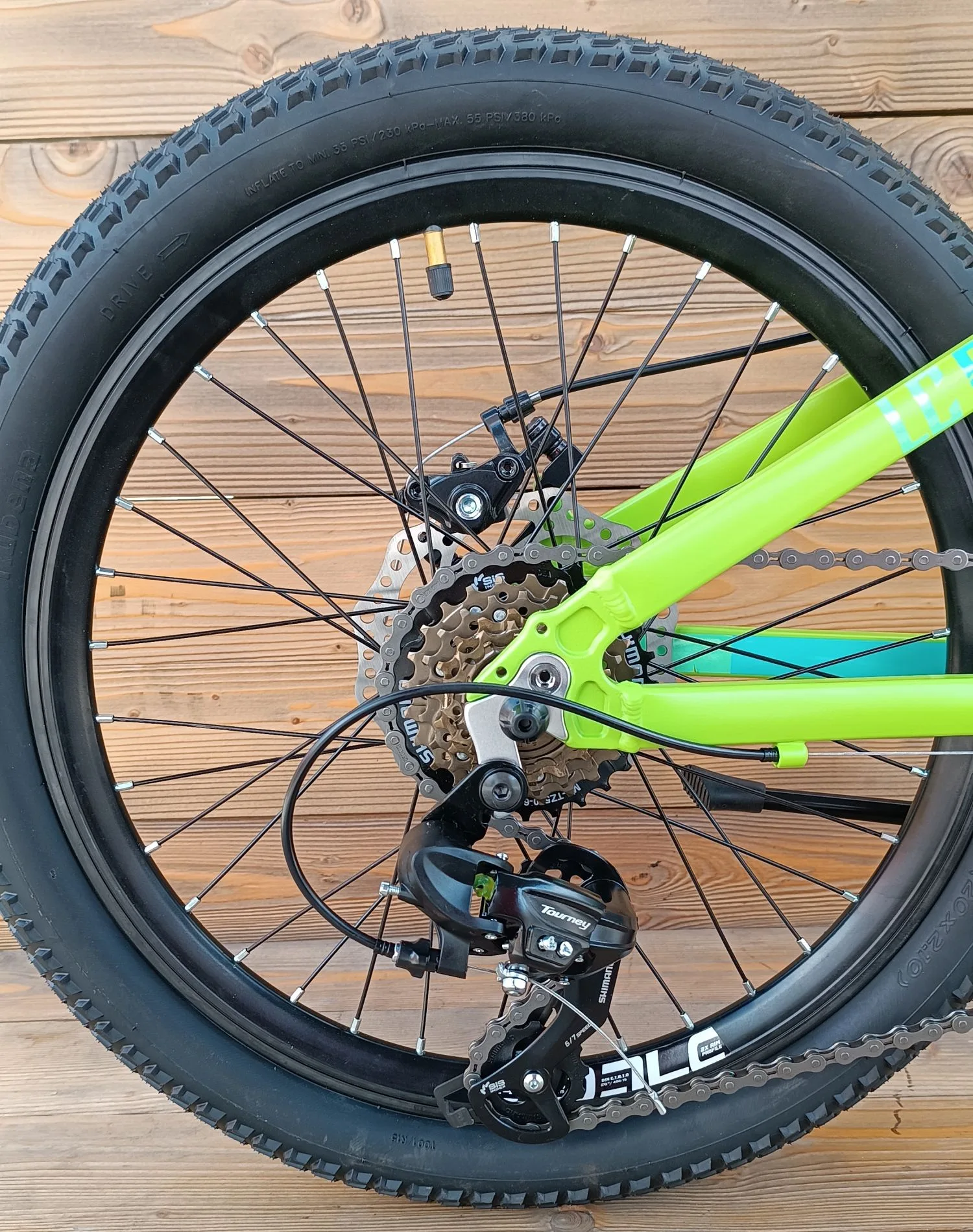 Bicicleta Capriolo LC 20 verde aluminiu - imagine 7