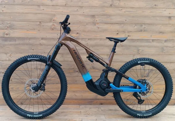 e-bike Haibike HYBE CF 9 12-G S1000 Eagle AXS i800Wh L High bronze/azure/black glossy 2025 - imagine 3