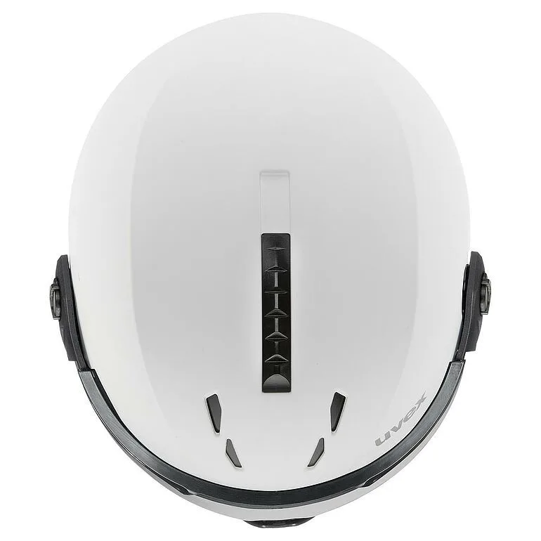 Casca schi Uvex Instinct visor white-black 56-58 - imagine 5