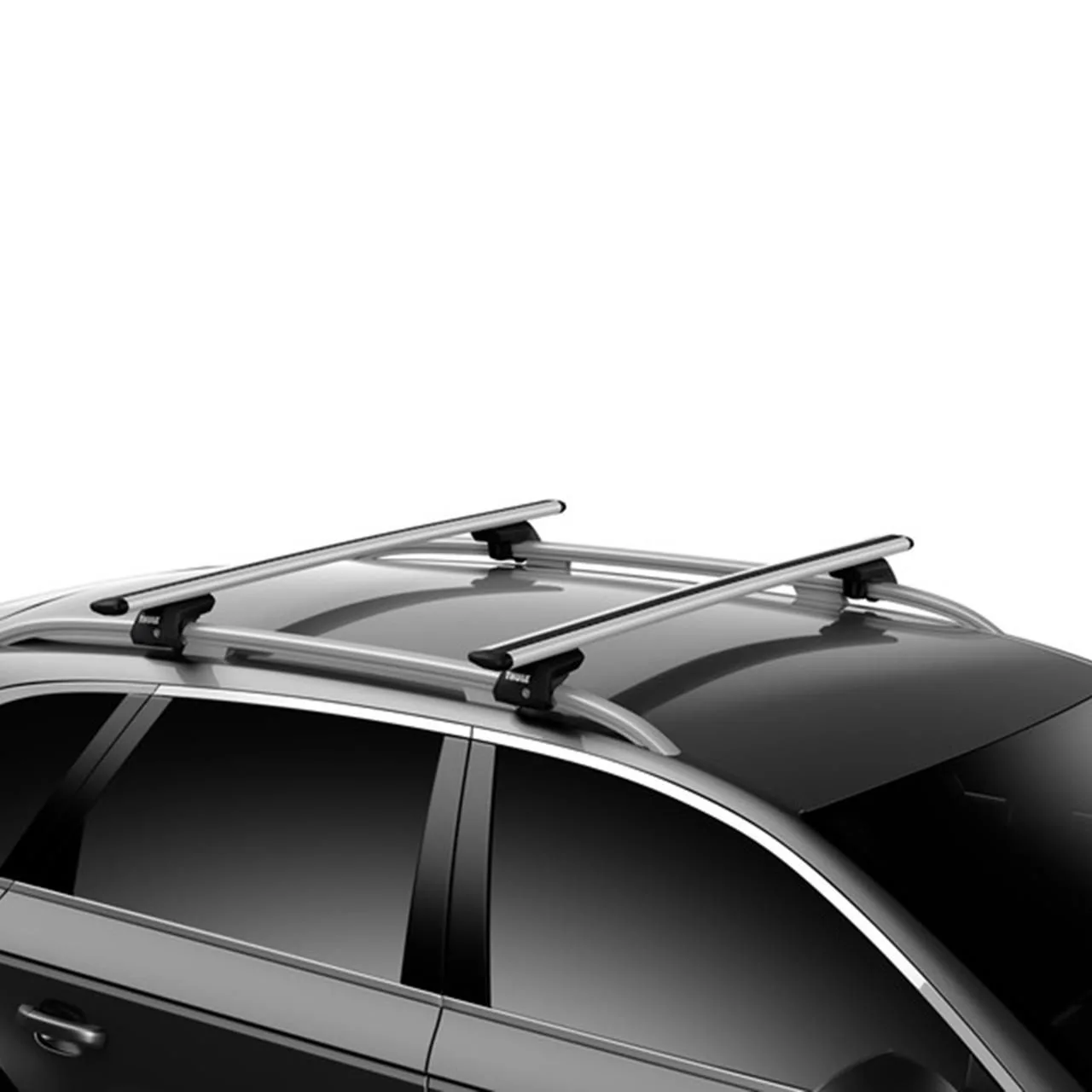 Thule Prindere Evo Raised Rail 710410 negru (set, 4 bucati) - imagine 4