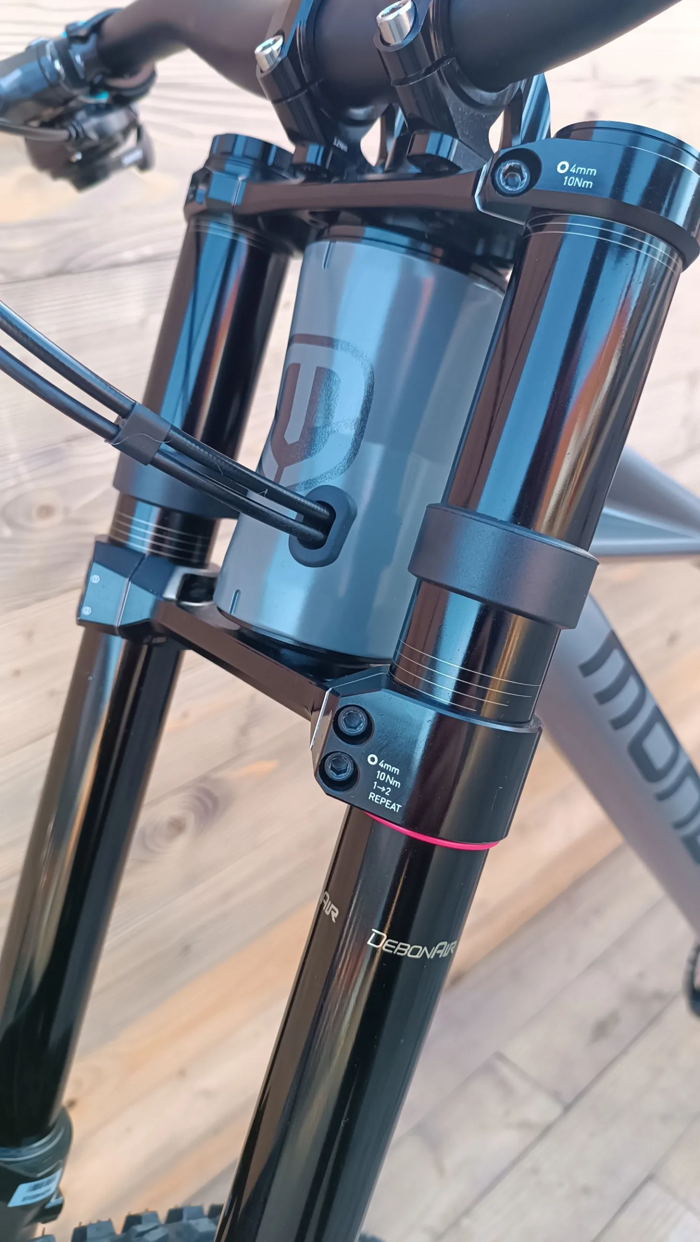 Bicicleta Second Hand Mondraker Summum gri - imagine 4