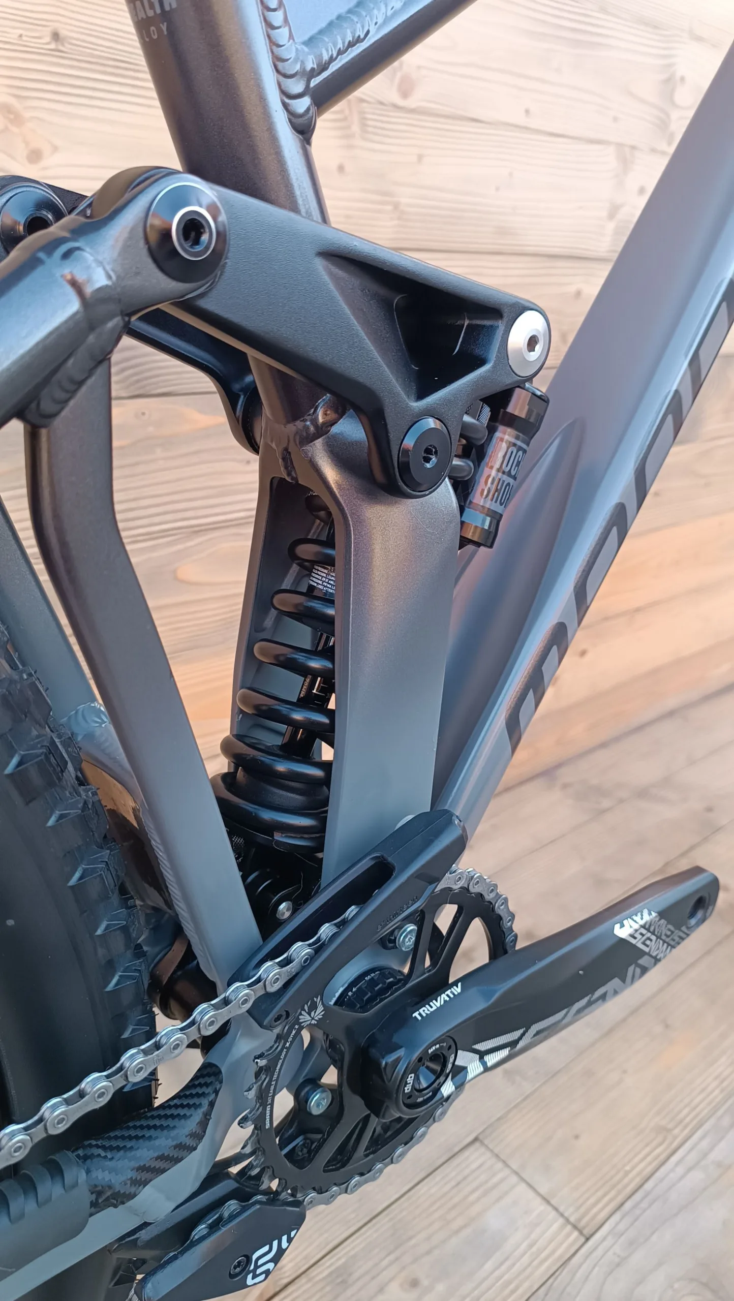 Bicicleta Second Hand Mondraker Summum gri - imagine 7