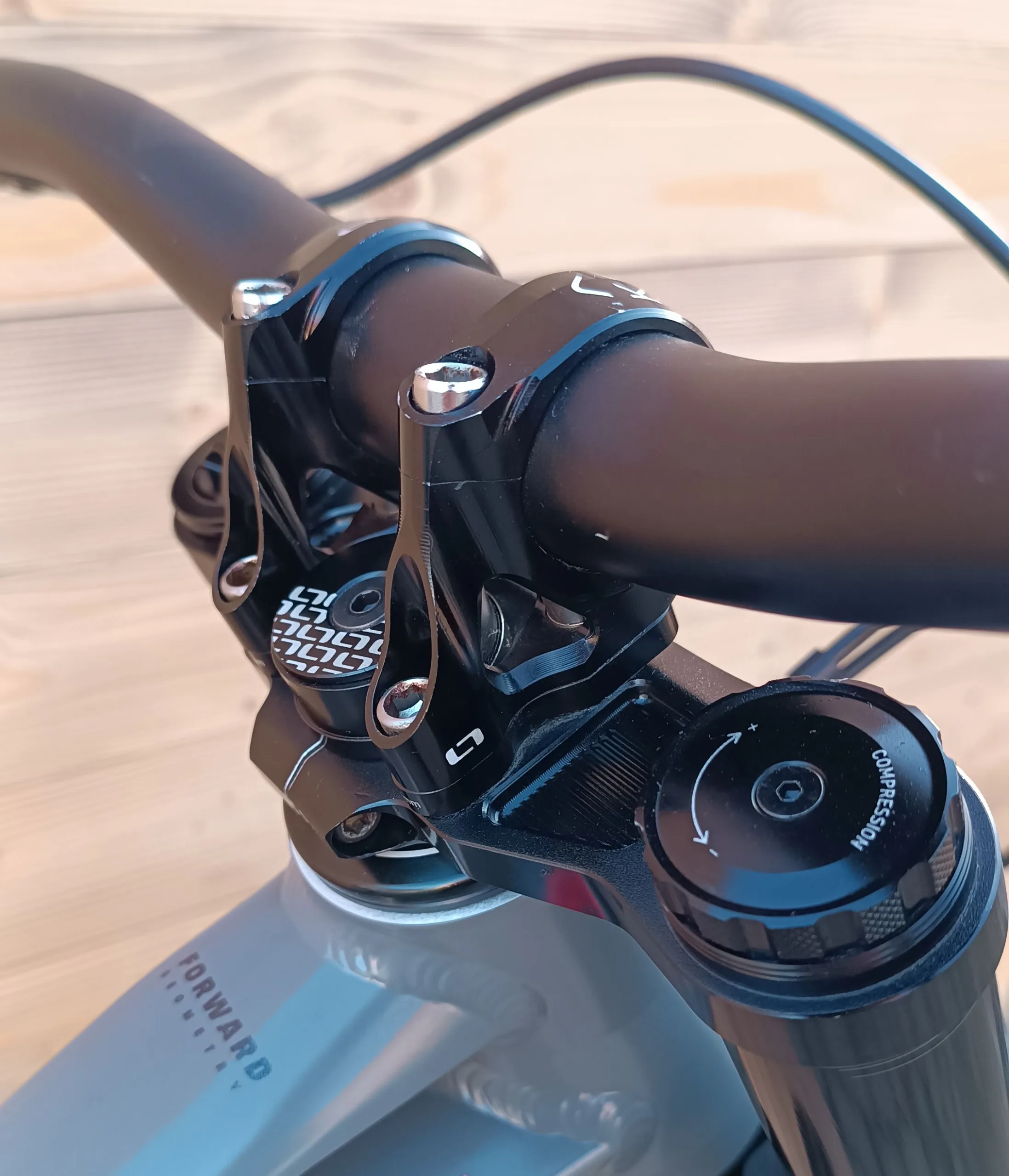 Bicicleta Second Hand Mondraker Summum gri - imagine 8