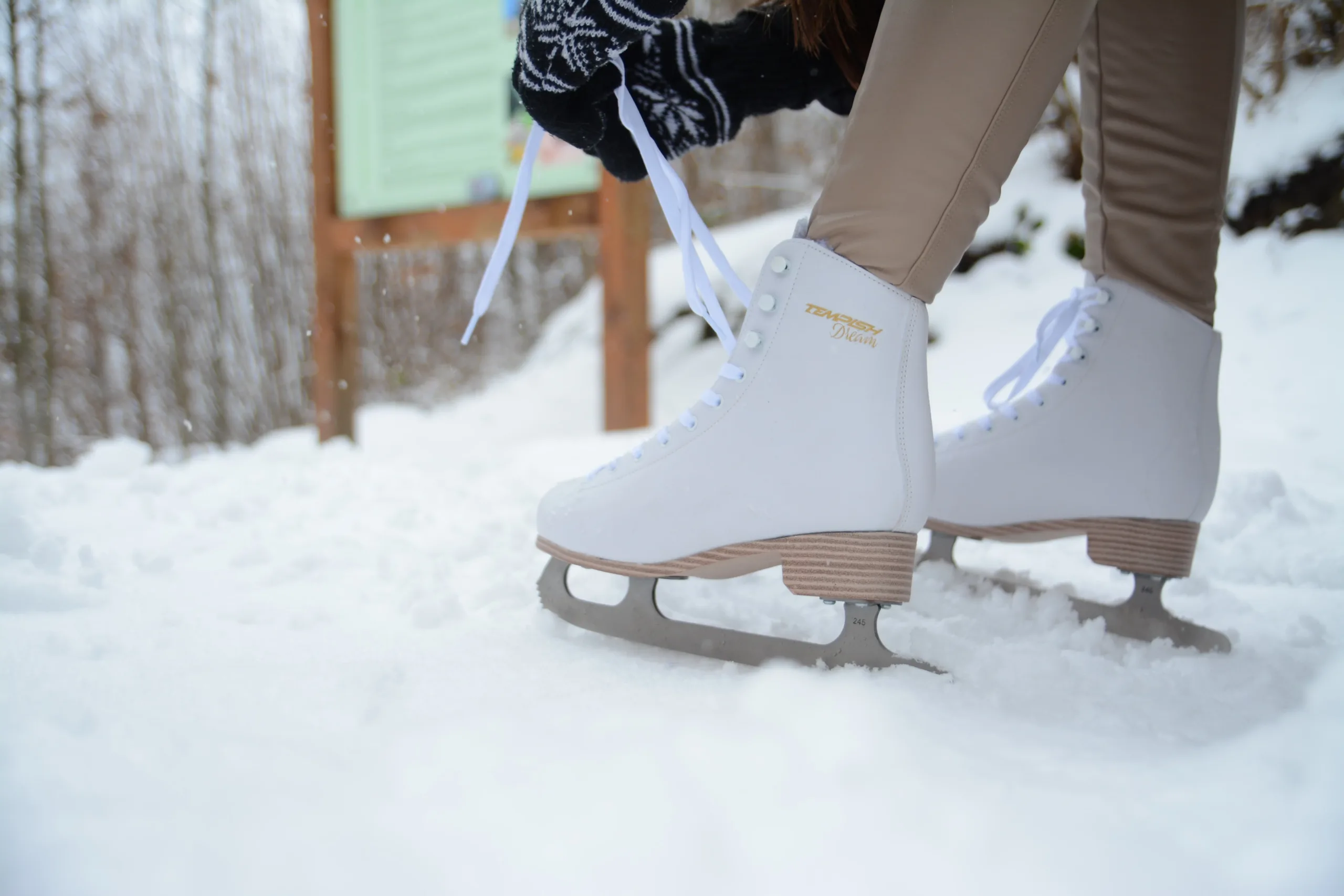 Patine TEMPISH DREAM WHITE II figure skate 37 - imagine 14