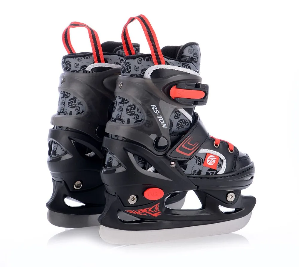 Patine Reglabile TEMPISH TON DUO LED negru portocaliu 30-33 - imagine 12