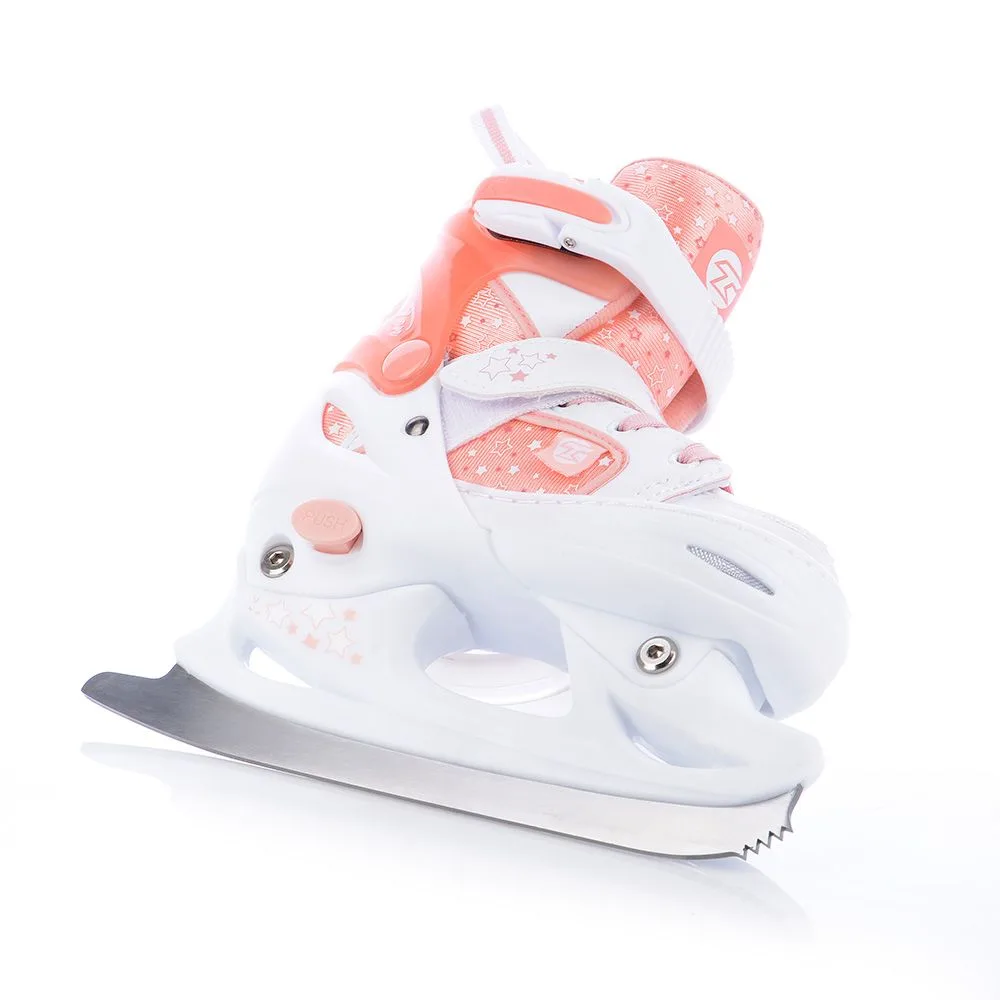 Patine Reglabile TEMPISH TON DUO LED GIRL alb roz 30-33 - imagine 9
