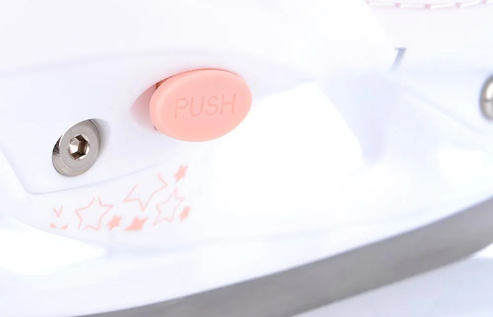 Patine Reglabile TEMPISH TON DUO LED GIRL alb roz 34-37 - imagine 15