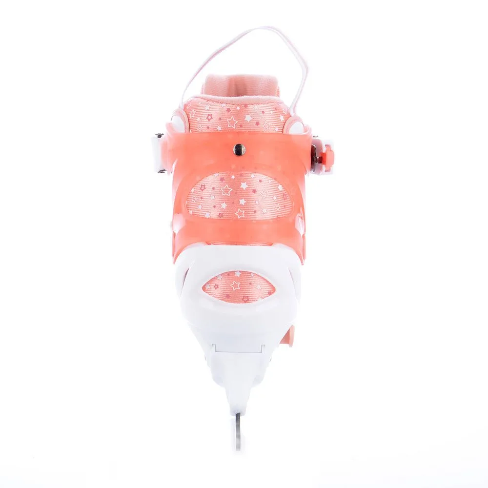 Patine Reglabile TEMPISH TON DUO LED GIRL alb roz 34-37 - imagine 6