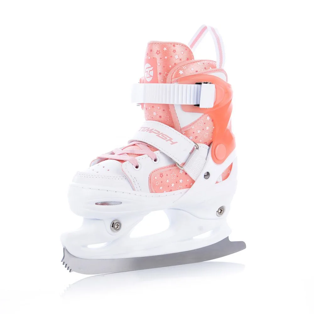 Patine Reglabile TEMPISH TON DUO LED GIRL alb roz 34-37 - imagine 8