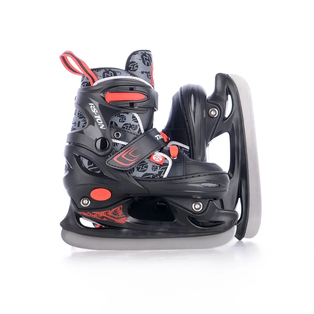 Patine Reglabile TEMPISH RS TON ICE negru portocaliu 30-33 - imagine 6