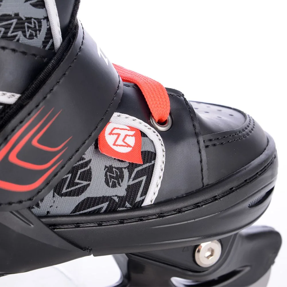 Patine Reglabile TEMPISH RS TON ICE negru portocaliu 34-37 - imagine 9