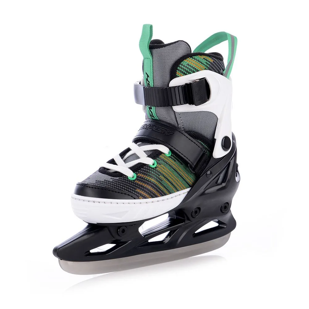 Patine Reglabile TEMPISH SYSTENT ICE negru gri verde 29-32 - imagine 5