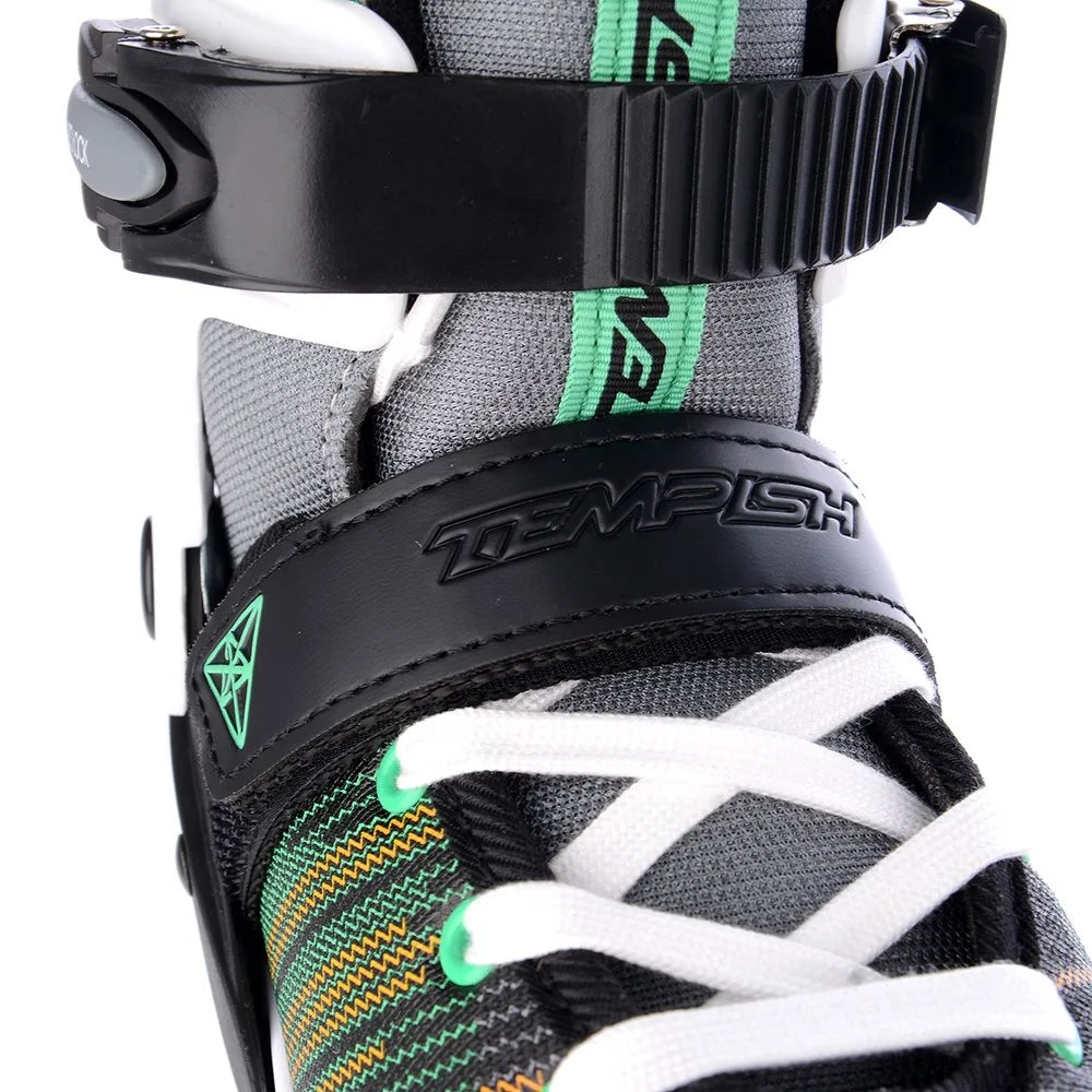 Patine Reglabile TEMPISH SYSTENT ICE negru gri verde 29-32 - imagine 9