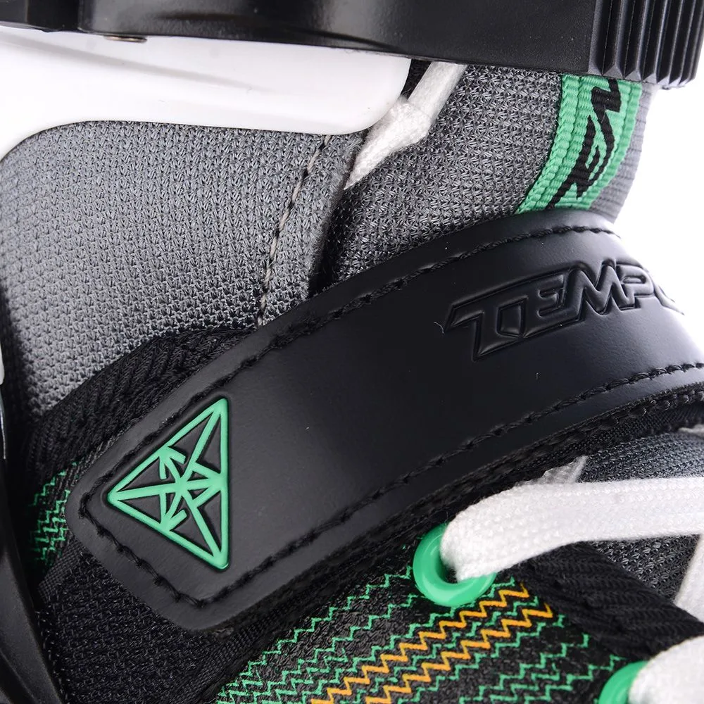 Patine Reglabile TEMPISH SYSTENT ICE negru gri verde 37-40 - imagine 8
