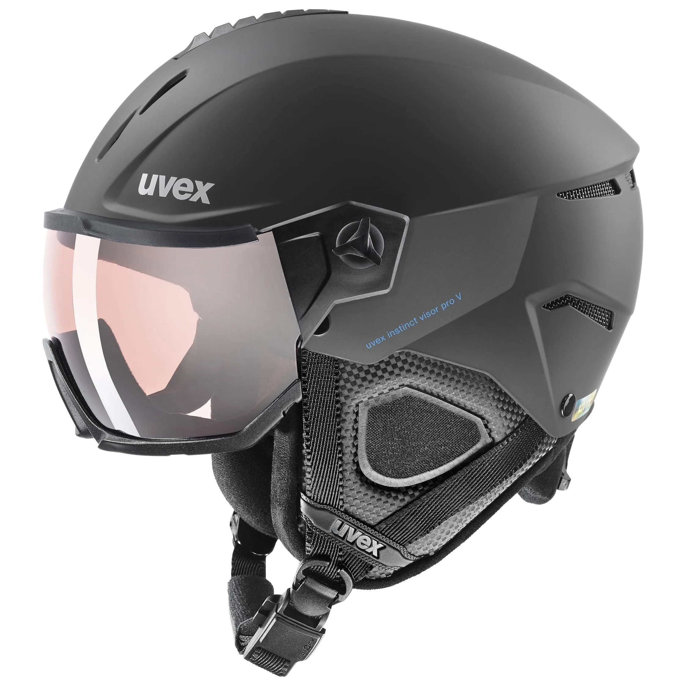 Casca schi Uvex instinct visor pro v black matt 60-62