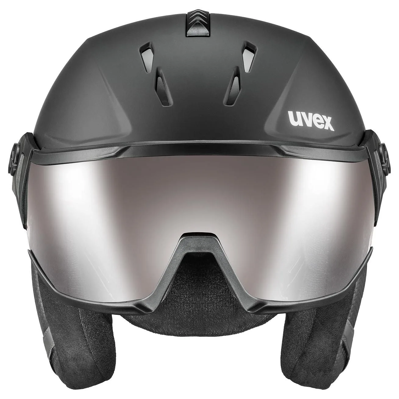 Casca schi Uvex instinct visor pro v black matt 60-62 - imagine 2