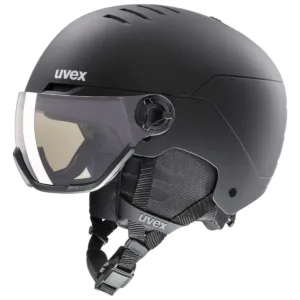 Casca schi Uvex wanted visor pro v black matt 54-58
