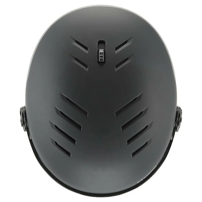 Casca schi Uvex wanted visor pro v black-silver matt 54-58 - imagine 5