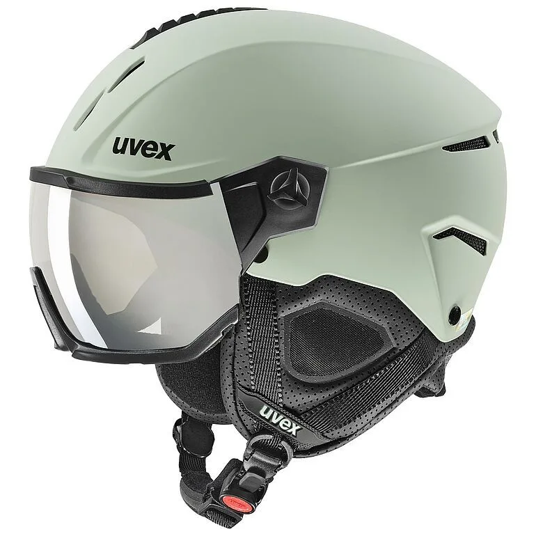 Casca schi Uvex instinct visor oxid green matt 59-61
