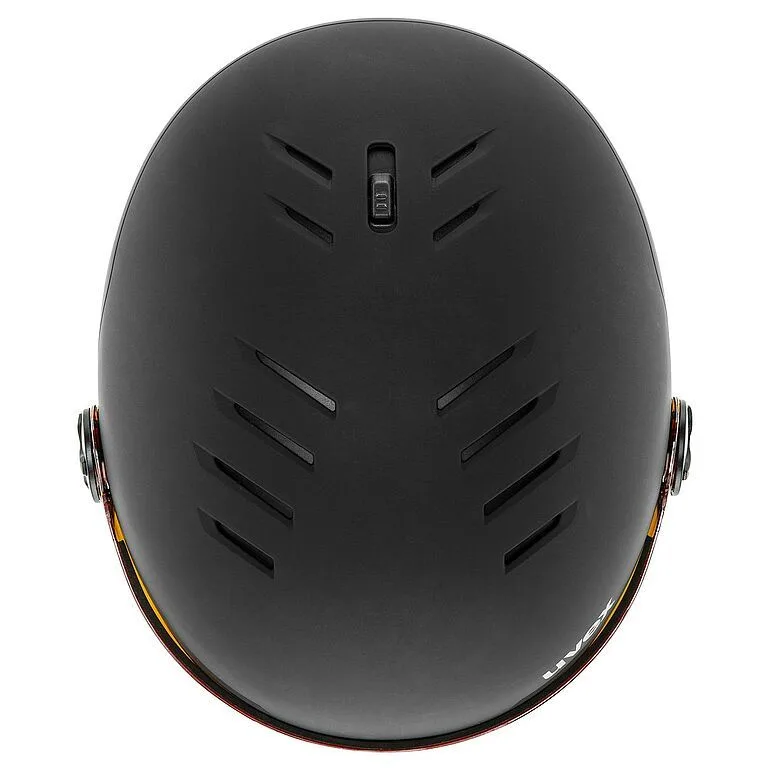 Casca schi Uvex wanted visor black matt 58-61 - imagine 5