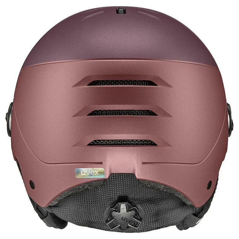 Casca schi Uvex wanted visor bramble-antique rose matt 54-58 - imagine 3