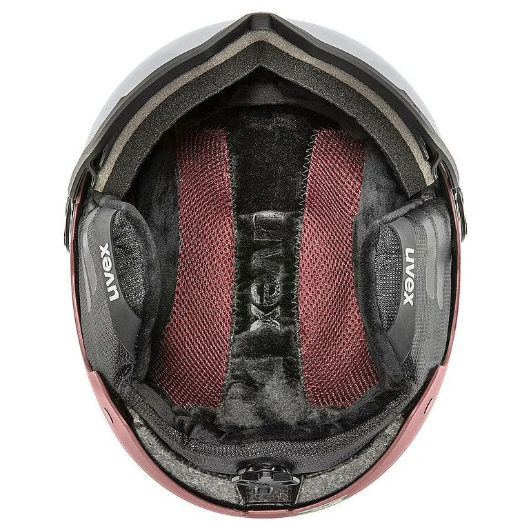 Casca schi Uvex wanted visor bramble-antique rose matt 54-58 - imagine 4