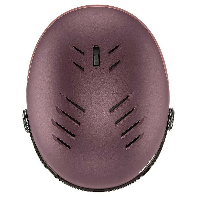 Casca schi Uvex wanted visor bramble-antique rose matt 54-58 - imagine 5