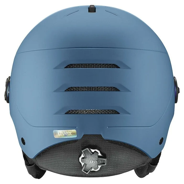 Casca schi Uvex wanted visor stone blue matt 54-58 - imagine 3