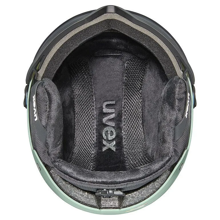 Casca schi Uvex wanted visor oxid green matt 54-58 - imagine 4