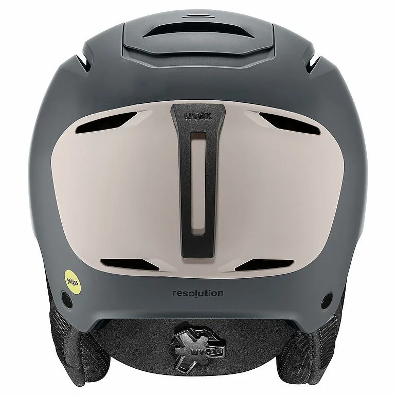 Casca schi Uvex resolution MIPS rhino-warm grey matt 52-55 - imagine 3